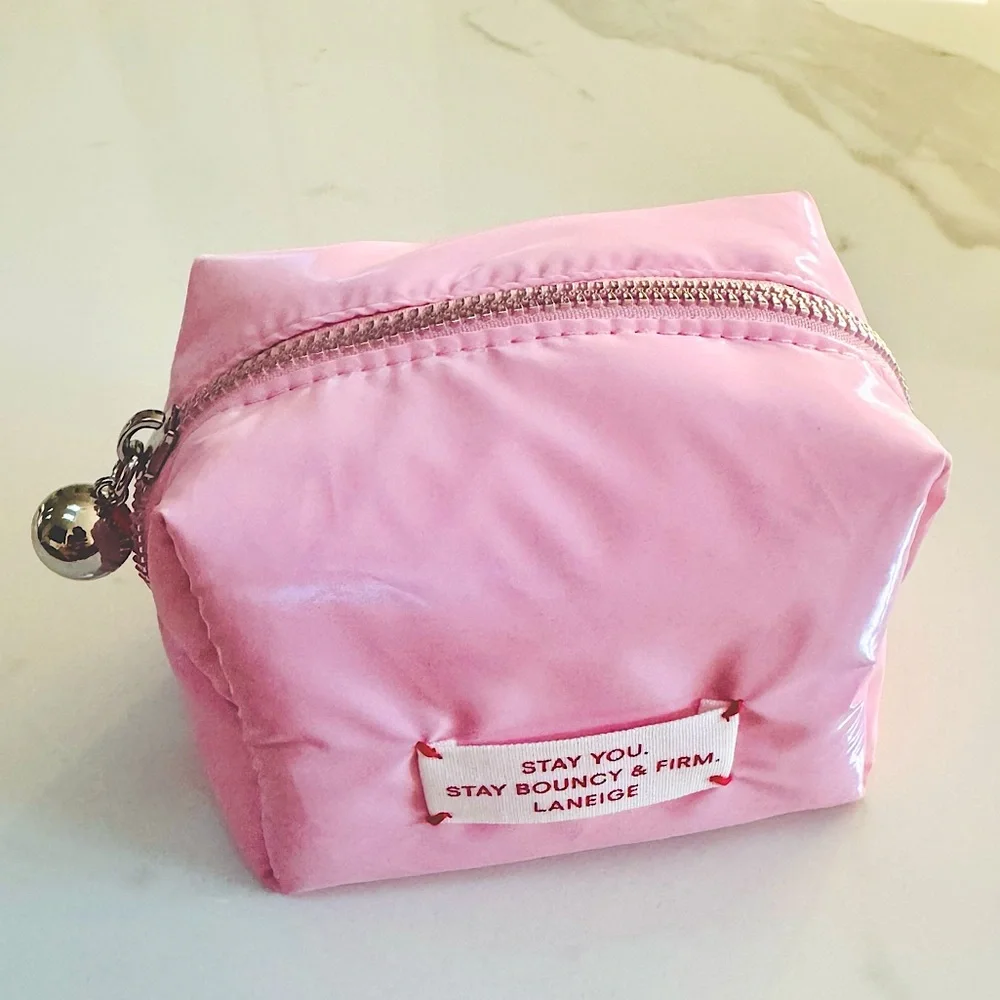 New - LANEIGE Puffy Padded Bag - Super Cute!